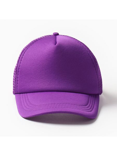 Кепка Minaku фиолетовая