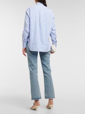 Svītrainas kokvilnas krekls Polo Ralph Lauren