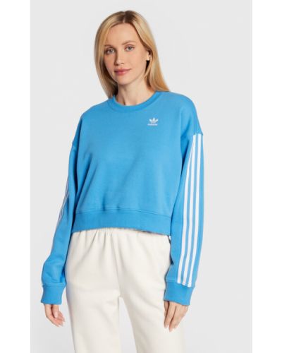 Bluză cu imagine cu croială lejeră Adidas albastru