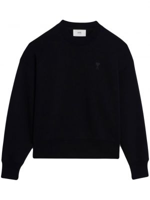 Fliso džemperis Ami Paris juoda