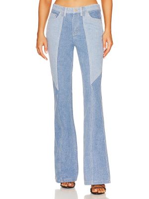 Bootcut jeans Retrofete blau