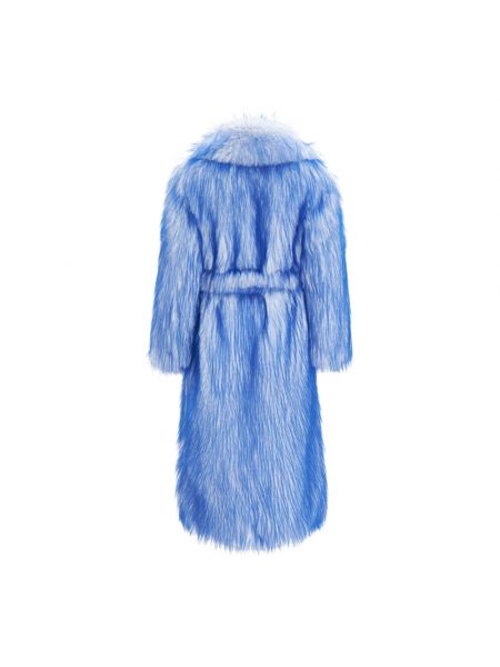 Abrigo de invierno de pelo Cesare Gaspari azul