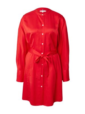 Košeľové šaty Tommy Hilfiger červená