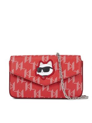 Чанта червено Karl Lagerfeld