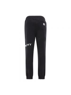 Pantaloni tuta di cotone in jersey Givenchy nero