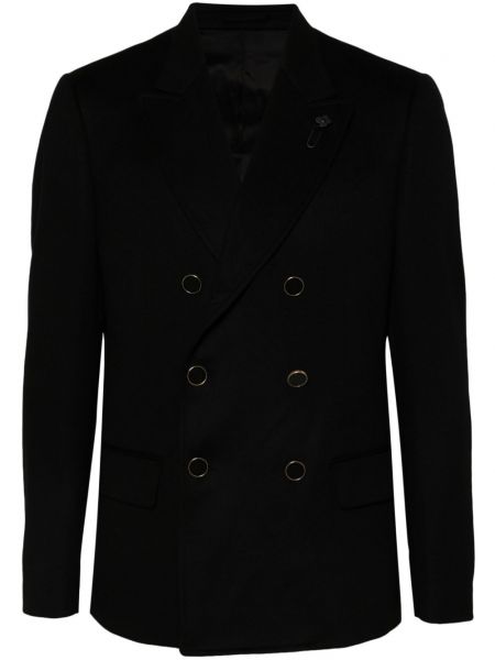 Dobbeltradet blazer Lardini sort