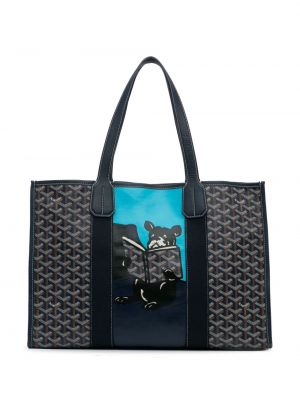 Nakupovalna torba Goyard modra