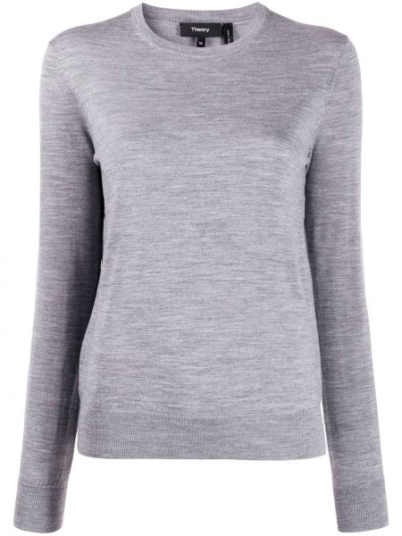 Pull en tricot Theory gris