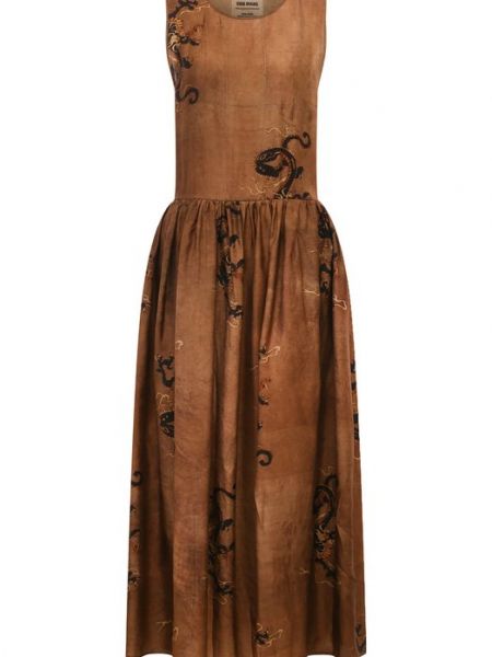 Платье Uma Wang коричневое