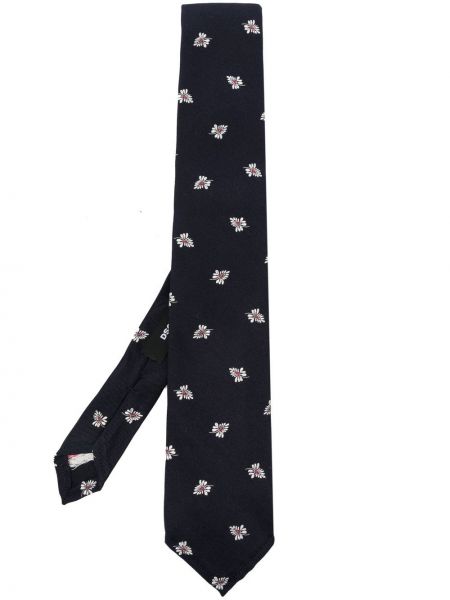 Svilena kravata s cvetličnim vzorcem Dsquared2