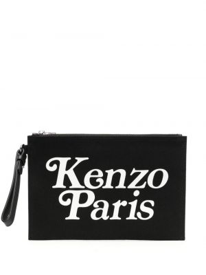 Bavlnená listová kabelka s potlačou Kenzo