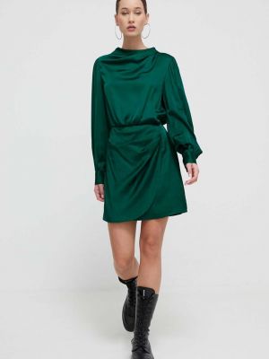 Мини рокля Abercrombie & Fitch зелено