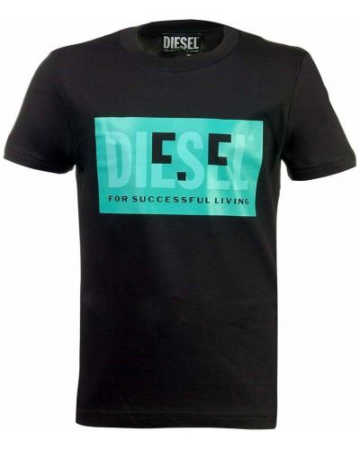 T-shirt Diesel, сzarny