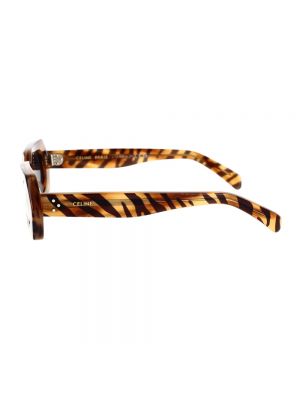 Gafas de sol con rayas de tigre Celine