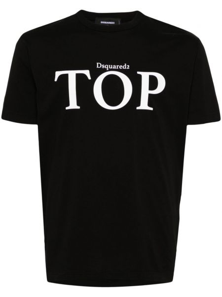 Βαμβακερή μπλούζα με σχέδιο Dsquared2