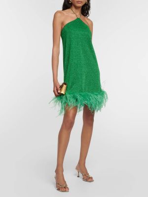 Платье мини Oséree зеленое