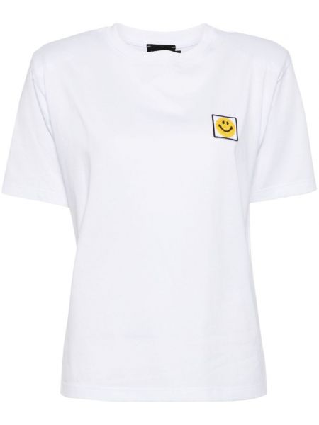 T-shirt en coton à imprimé Joshua Sanders blanc