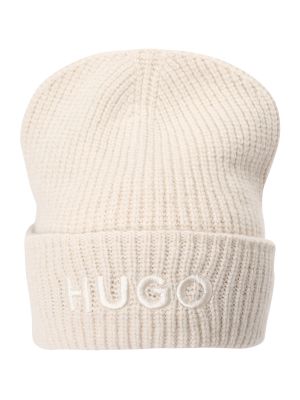 Vlnená čiapka Hugo biela