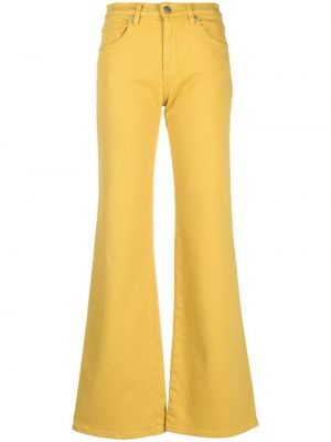 Straight leg jeans P.a.r.o.s.h. giallo