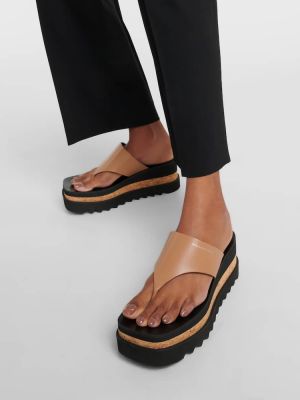 Platvorm sandaalid Stella Mccartney pruun
