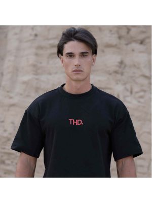 Tričko s krátkými rukávy Thead. černé