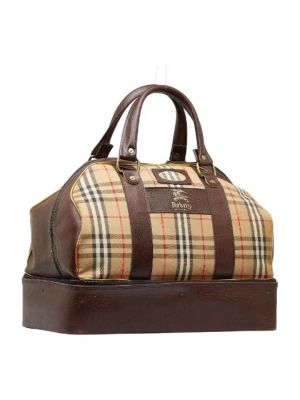 Bolsa de viaje Burberry Vintage marrón