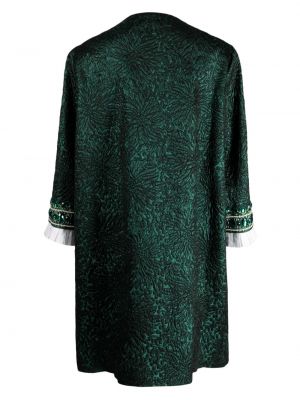 Jacquard mantel mit kristallen Andrew Gn grün