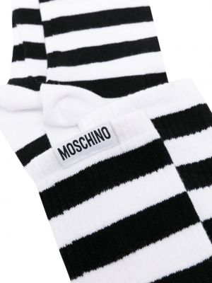 Chaussettes à rayures Moschino
