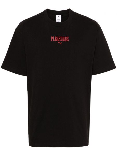 T-shirt mit stickerei Puma schwarz