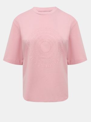 Розовая футболка Guess