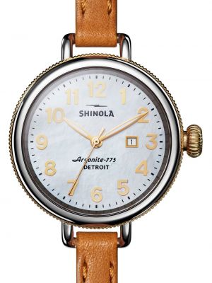 Kožené hodinky Shinola