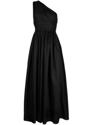 Памучна коктейлна рокля Matteau черно