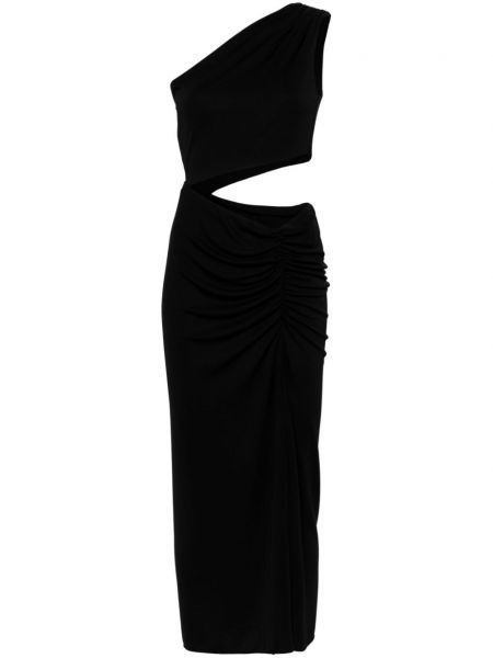 Kleid mit one-shoulder-träger The Andamane schwarz