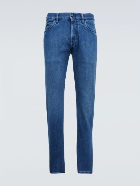 Jeans skinny Loro Piana blu
