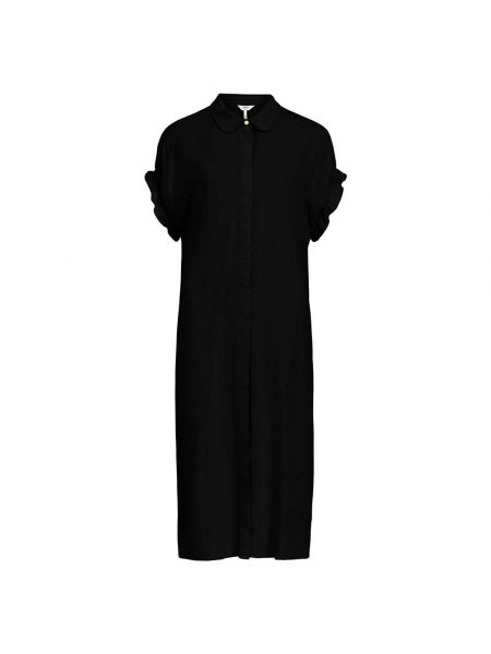 Платье мини с коротким рукавом Object черное