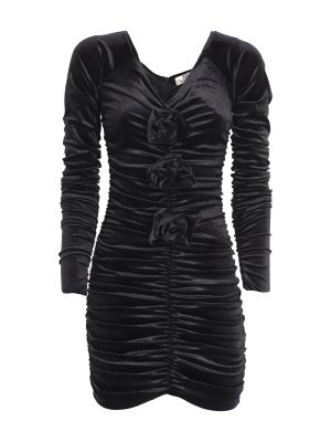Mini robe en velours Influencer noir