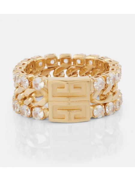 Krystaller ring Givenchy guld