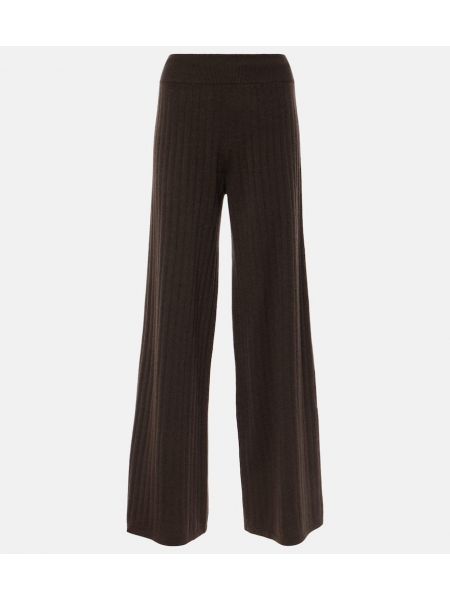 Pantalon en cachemire Lisa Yang marron