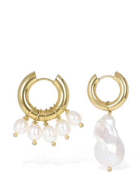 Pendientes con perlas Timeless Pearly dorado