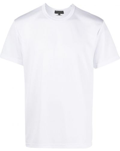 Camiseta de cuello redondo Comme Des Garçons Homme Plus blanco
