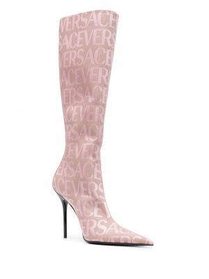 Gummistiefel Versace pink