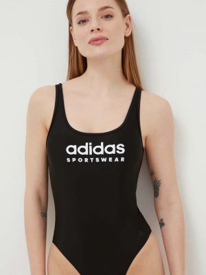 Jednodílné plavky Adidas černé