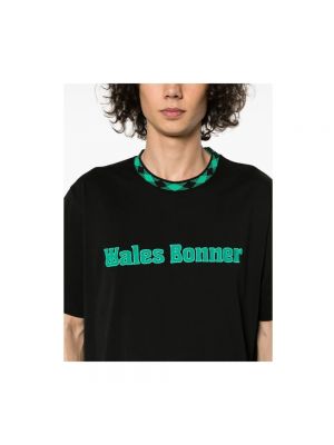 Camiseta de algodón de tejido jacquard Wales Bonner