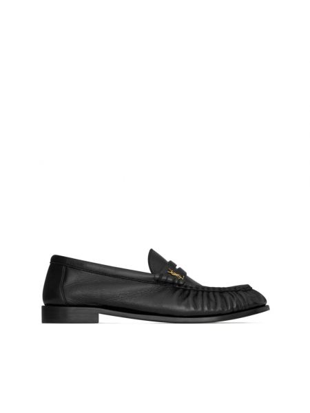 Czarne loafers Saint Laurent
