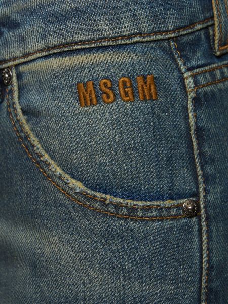 Flare jean pantolon Msgm mavi