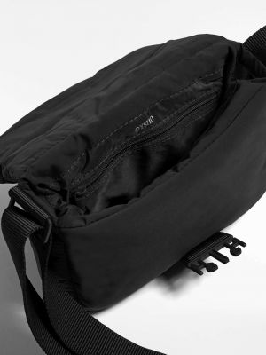 Мини сумочка с пряжкой Oysho черная