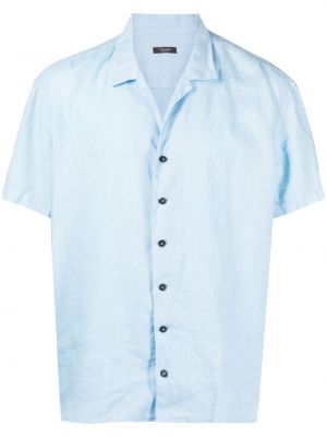 Lněná košile s knoflíky Peserico