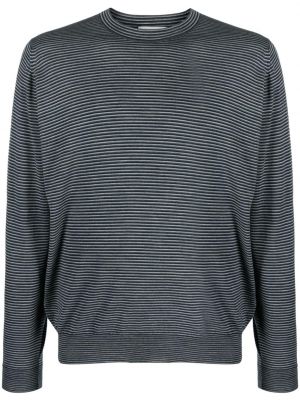 Пуловер от мерино вълна John Smedley сиво