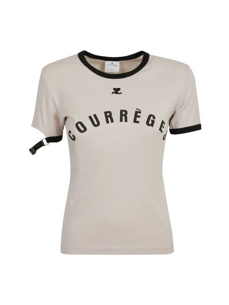 T-shirt Courreges beige