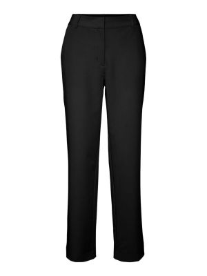 Широки панталони тип „марлен“ Vero Moda черно